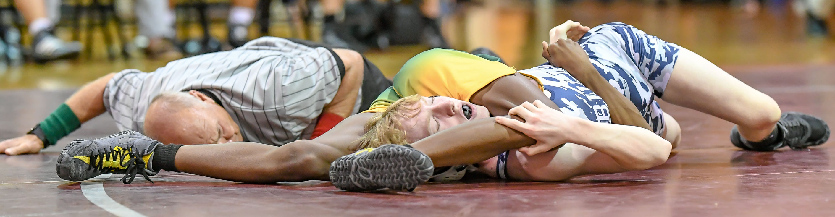 Wednesday night high school wrestling action